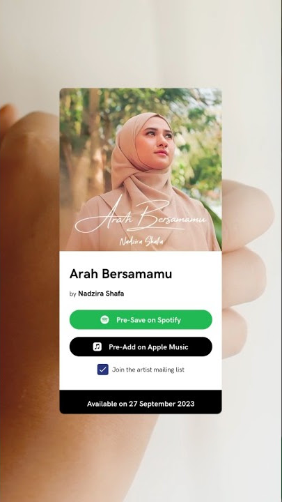 Arah Bersamamu by Nadzira Shafa | Link presave ada di pin komen ya Bolu boluu!✨ #arahbersamamu