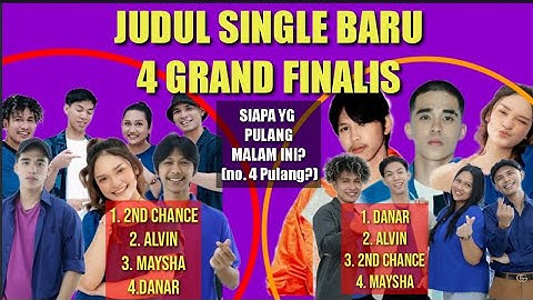 LAGU BARU DANAR‼️DAN 3 GRAND FINALIS X FACTOR INDONESIA. SIAPA YG PULANG MALAM INI?