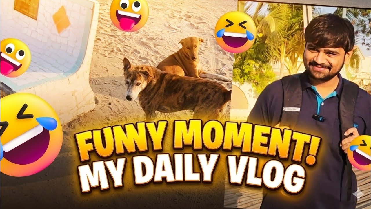 My daily vlog | full comedy vlog with dogesh bhai 🐕🐶
