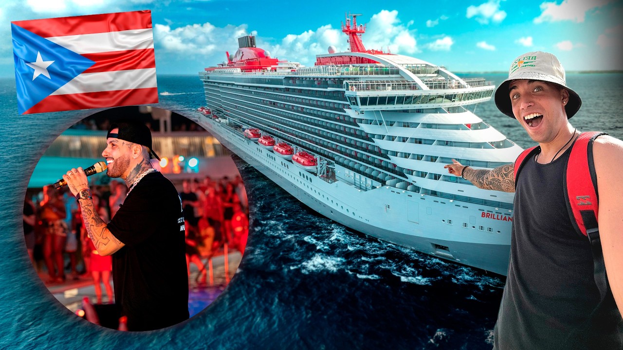 CONCIERTO DE NICKY  JAM en un CRUCERO - Vlog Puerto Rico