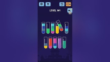 Water Color Sort Level 141 | Avir Gaming | New Color Game | New Level Game 2021