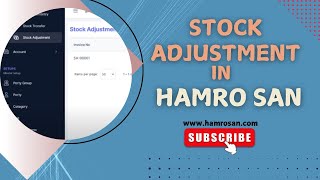 Stock Adjustment Tutorial Hamro SAN  | Fix Stock Mismatch Easily screenshot 5