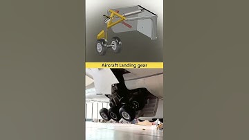 How Aircraft Landing Gear work explain with 3D animation #youtubeshorts #automobile #diyideas