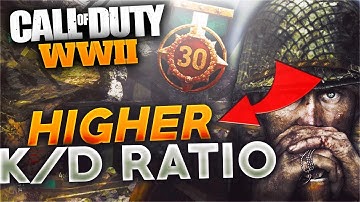HOW TO GET A HIGHER K/D RATIO IN COD WW2 (HOW TO EARN SCORE STREAKS & STAY ALIVE LONGER)