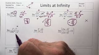 AP Calc Any Day   Limits at Infinity