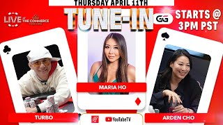 MARIA HO & ARDEN CHO +$200k ON TABLE $25/$50+$50 BBA  LIVE AT THE COMMERCE