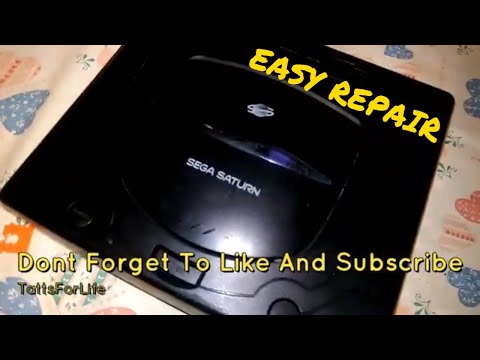 SEGA SATURN REPAIR | EASY FIX!!!! NO DISK SPIN OR READ, NO SCREEN, REPAIRED