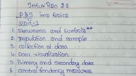 p&s important topics jntuk r20// r20 jntuk p&s important topics