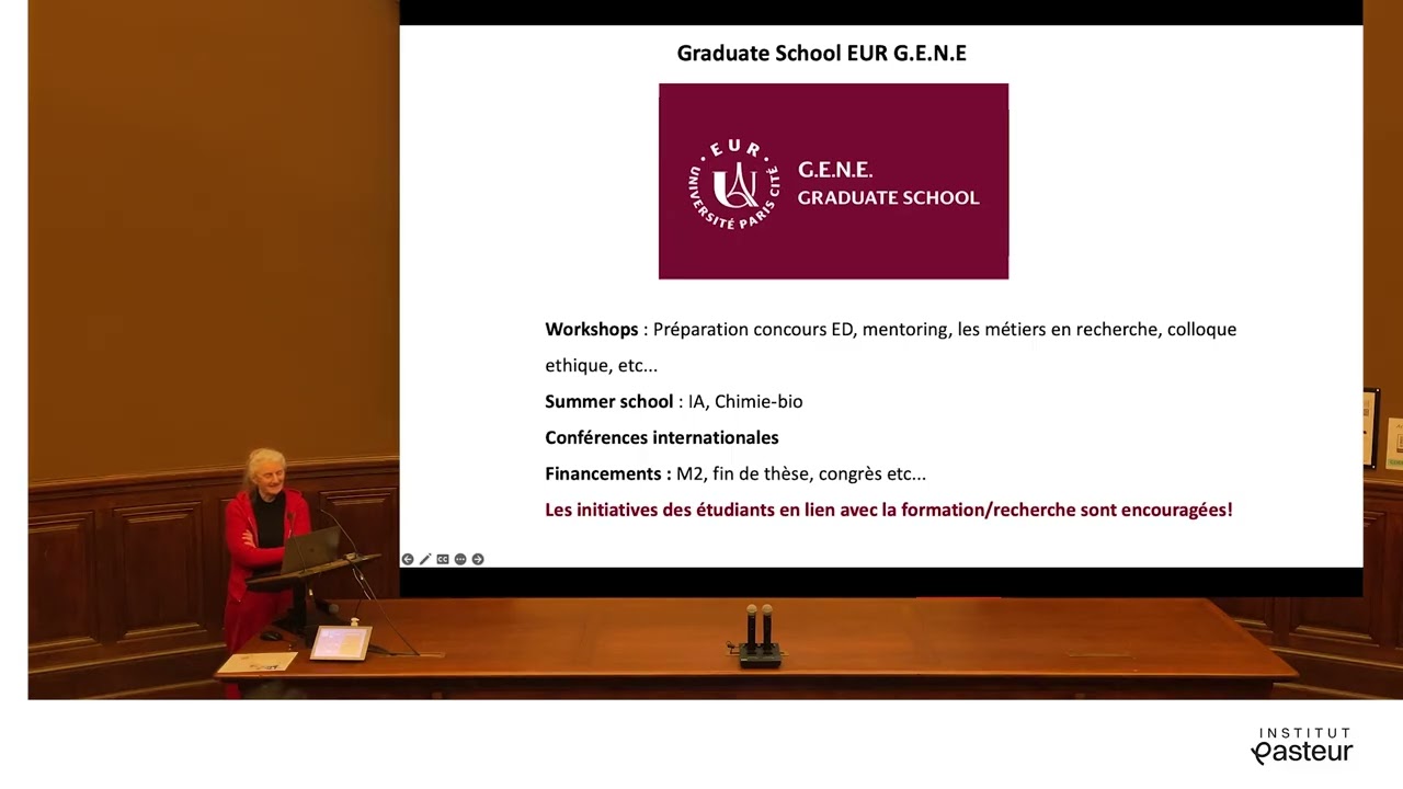 Présentation des Cours Pasteur 2026