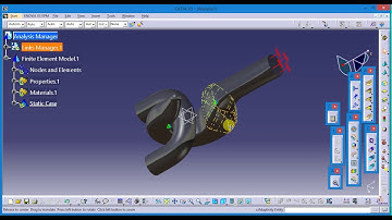 Catia V5 Hook Analysis with load
