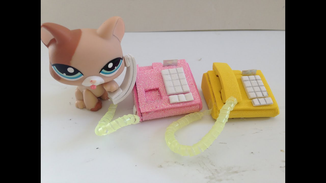 How to make a LPS/Doll Phone: LPS accessories - YouTube