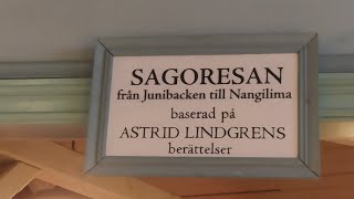 Junibacken Sagotåget. Юнибаккен экскурсия на сказочном поезде.
