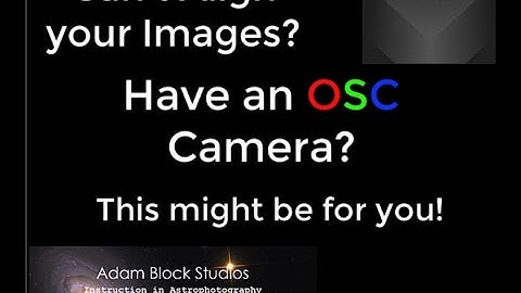 PixInsight: StarAlignment, Debayering and Hot Pixels!