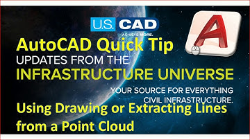 Extract Lines From Point Cloud In AutoCAD