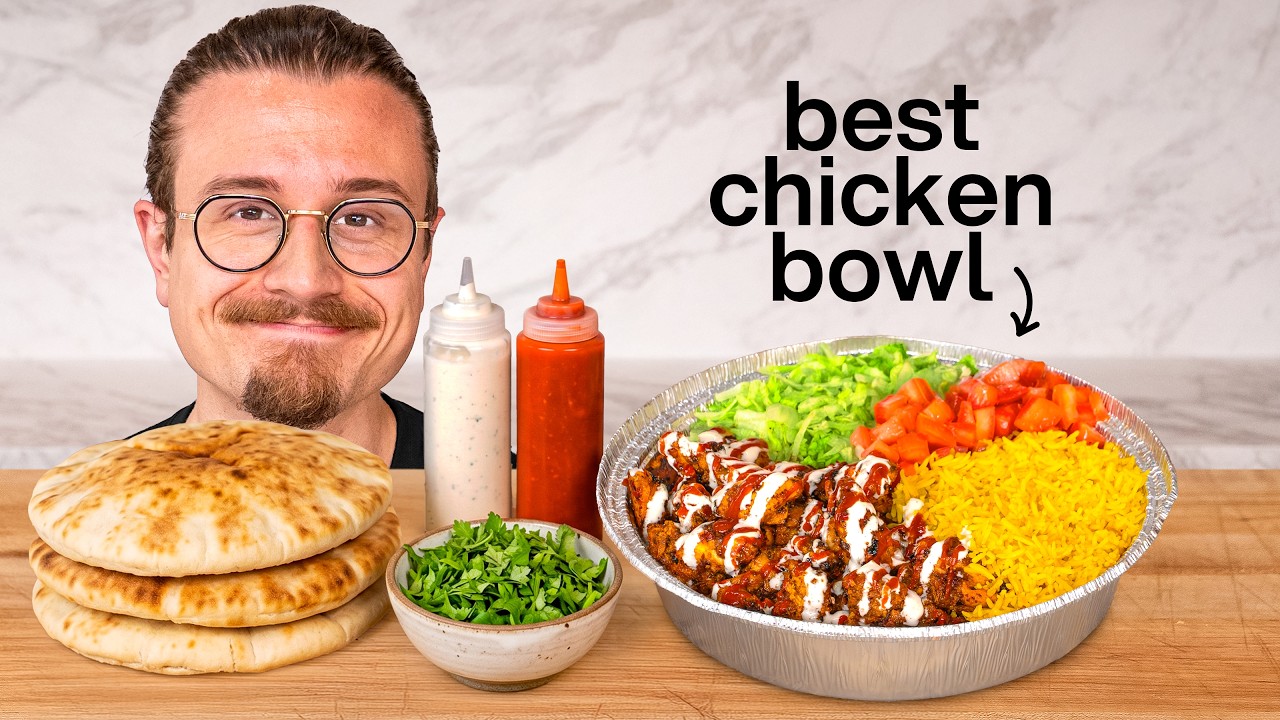 Halal Guys Chicken And Rice But Better - YouTube