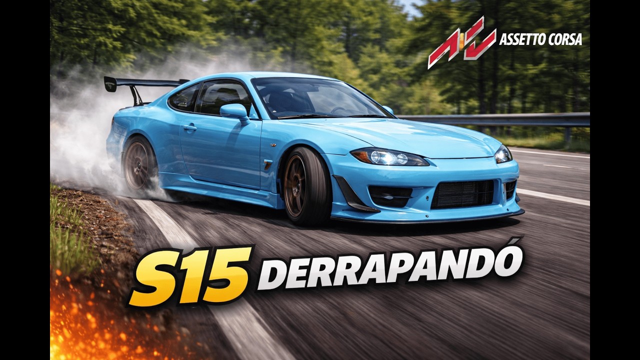 Nissan S15 Drift en Asfalto con T300 | Assetto Corsa