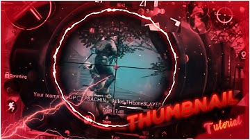 PUBG Montage Thumbnail Tutorial in Android | Glowing Circle Effect  | PSCC + PIXELLAB | Goliath