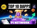 La montée du réseau PI 🚨10 DAPPS menant la révolution de l'adoption 💯⚡