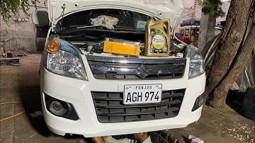 WagonR Engine Oil Change | Oil ~ Air Filter Change | Chaudhry Motors Workshop Dunyapur