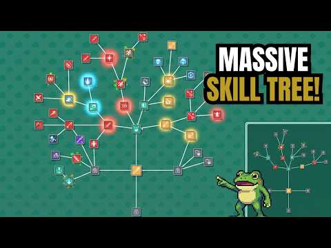 My battle frog has a HUGE skill tree