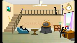 Stick Death Level 1 - Living Room Walkthrough screenshot 3