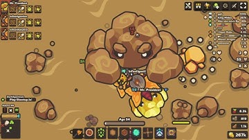 Taming.io Overbreed 1 Level 60 Gold Golem