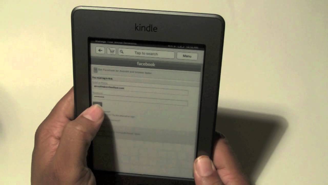 Kindle Touch: How to Share Quotes on Facebook & Twitter | H2TechVideos