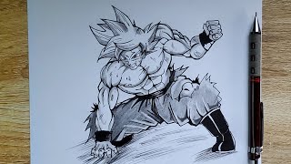 How to draw goku ultra instinct really easy drawing tutorial – Artofit