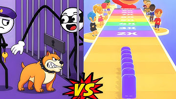 🏄Thief Puzzle VS Popsicle Stack- Satisfying ASMR Gameplay Showdown on Android & iOS #gaming#ios