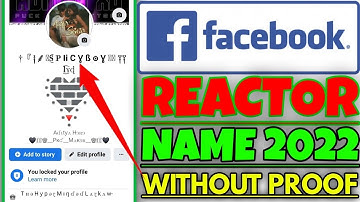 Facebook Bsst Reactor Name Account | New symbol without proof and rejected problem solved 2022 ||