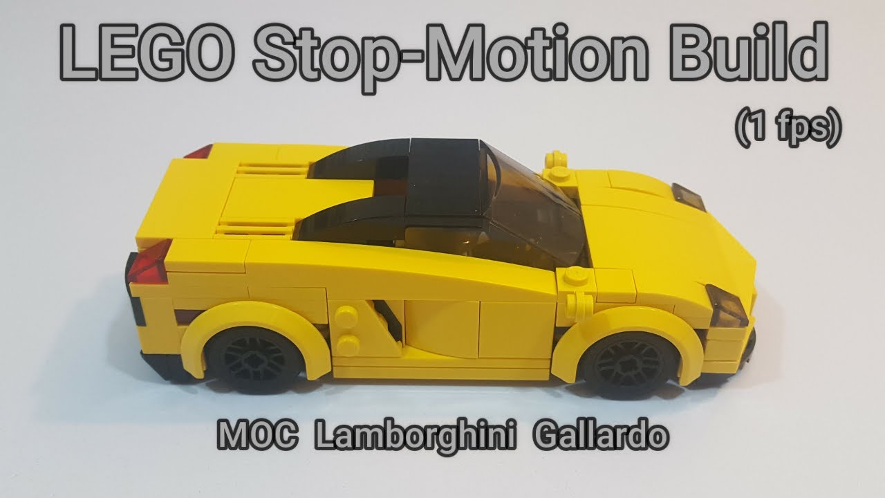 Moc custom lego sport models car faster then Lamborghini VideoPDF Instruction 