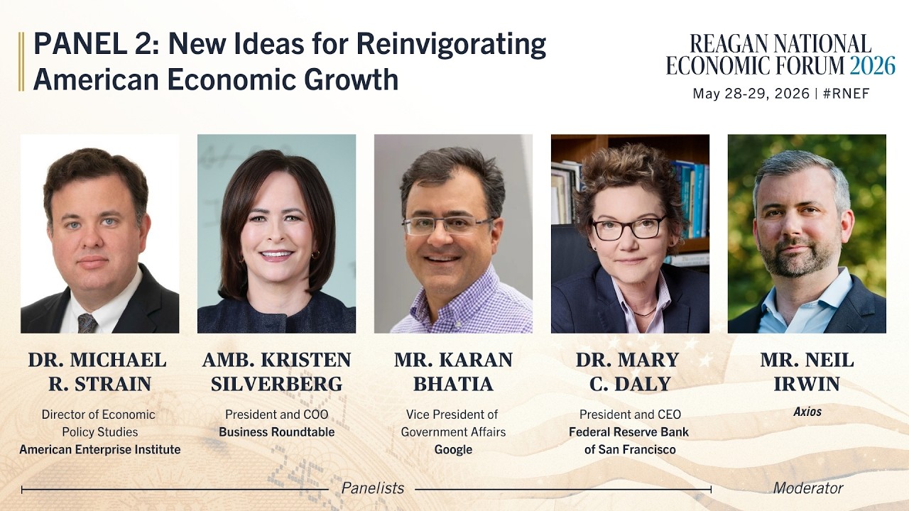 PANEL 2: New Ideas for Reinvigorating American Economic Growth