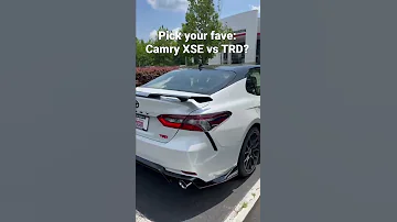 2022 Camry XSE Or TRD Pick Your Favorite 