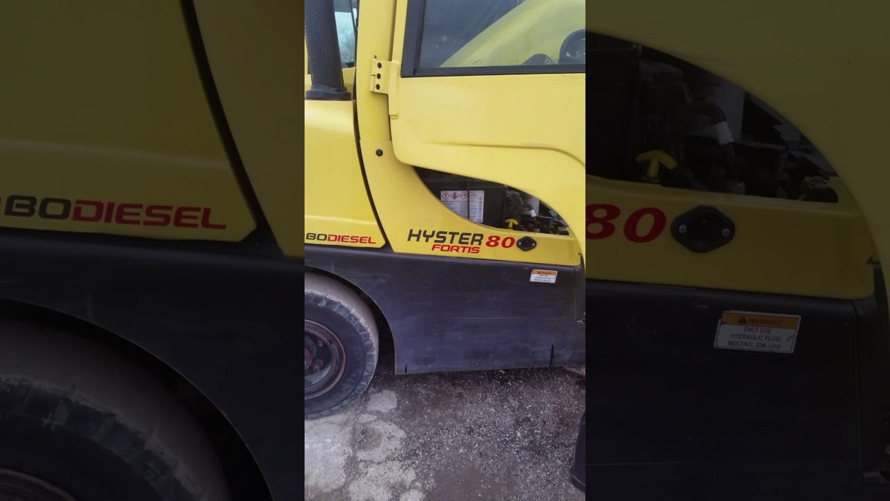 Hyster 80 Fortis Turbo Diesel Hydraulic Fluid Youtube