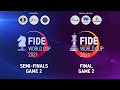 FIDE World Cup 2021 | Semi-finals - Game 2 | FIDE Women's World Cup 2021 | Final - Game 2|