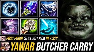 Is Pos 1 Pudge Still Hot Pick In Patch 7.32?? Immortal Rank 66 Yawar Butcher Carry Pudge Official