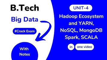 Unit 4: Hadoop Ecosystem and YARN, NoSQL, MongoDB, Spark, SCALA | Big Data AKTU BTech KCS 061