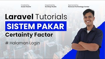 Sistem Pakar Certainty Factor dengan Laravel | 07 Halaman Login
