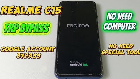 REALME C15 2025 FRP Bypass Google Account Bypass,No Need Computer Step by Step