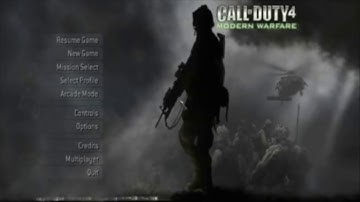 Call of Duty 4: Modern Warfare main menu theme song (OG) (Nostalgia).