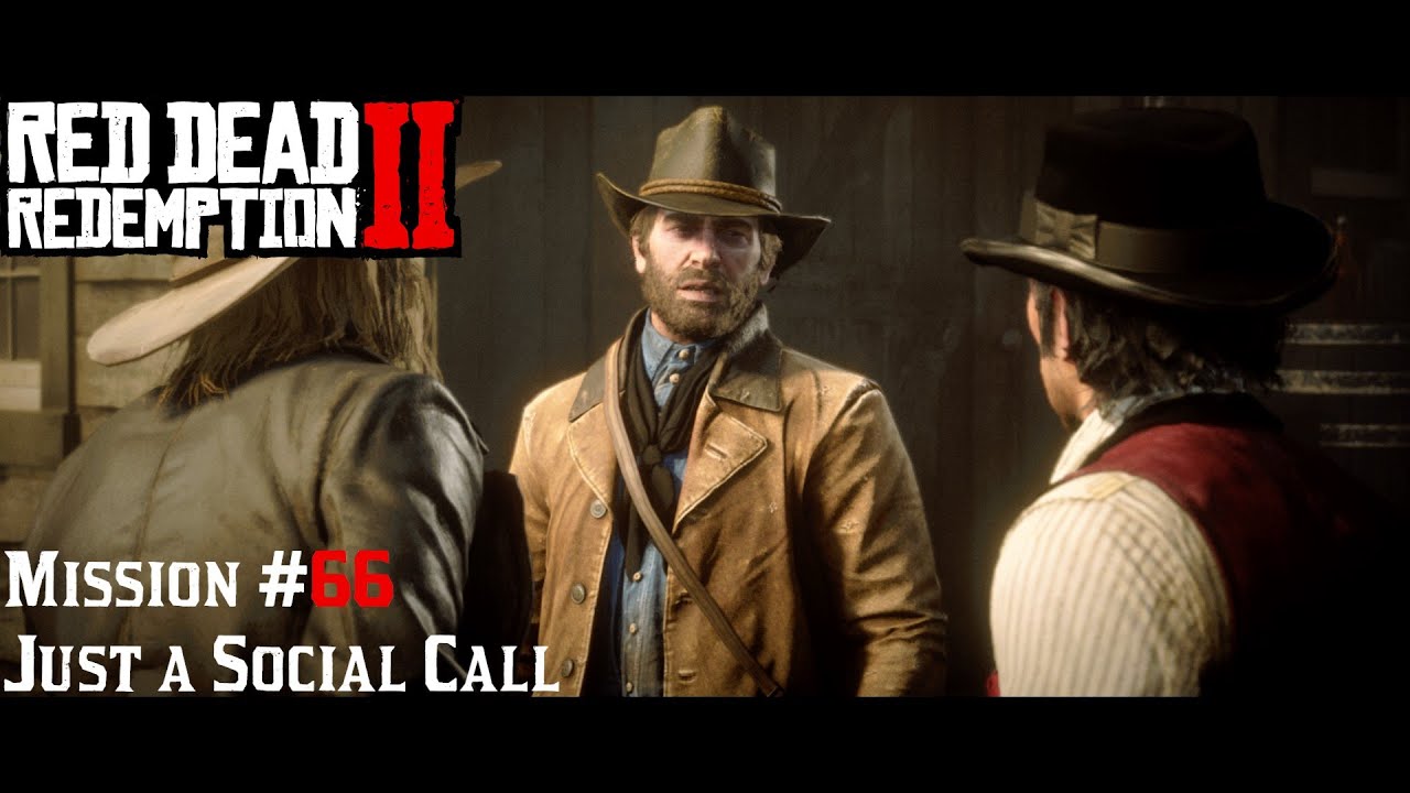Red Dead Redemption 2 Mission66 Just a Social Call rdr2 