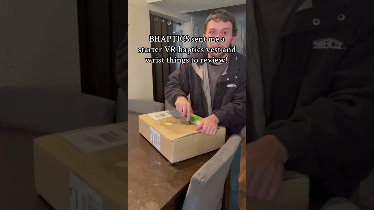 BHAPTICS sent me the Tactical Air  suit and Tactsleeve! 