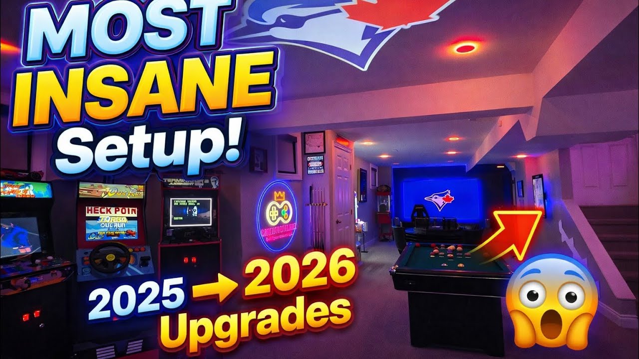 Потрясающая игровая комната 2025 года + тур по домашнему кинотеатру 😱 Планируемые обновления на 2...