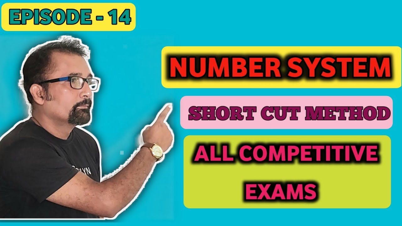  number system for competitive exams youtube