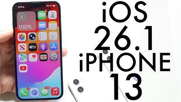 iOS 26.1 OFFICIAL On iPhone 13! (Review)