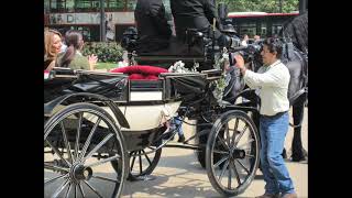 The World's's Media prepare for the Royal Wedding, Sun 24 Apr 11.