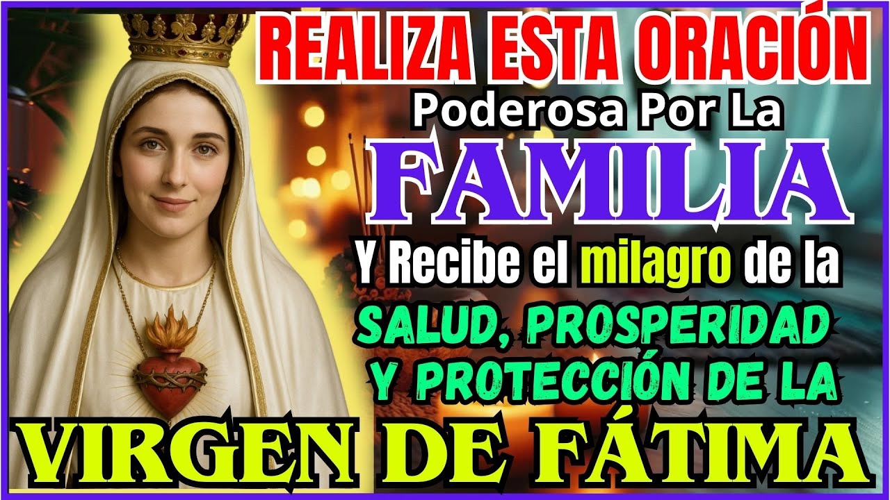 SANTO ROSARIO POR LA FAMILIA A LA VIRGEN DE FATIMA💖PROTECCIÓN  MILAGRO HOGAR💖DOMINGO 25 MAYO 2025