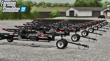 Demco HT Header Trailers (by Custom Modding) | Farming Simulator 22