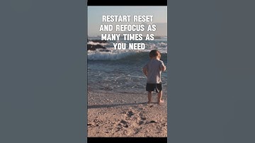 Restart, Reset, Refocus—You Are Your Greatest Project | #nevergiveup