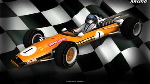 F1 Legends Racing - small game project made with 3Drad - menu loader test